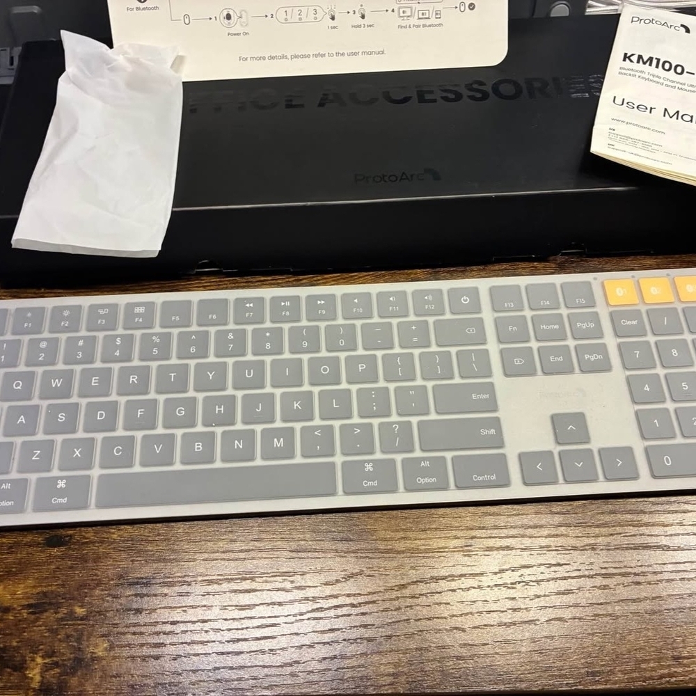 ProtoArc Bluetooth Keyboard With Bluetooth Mouse